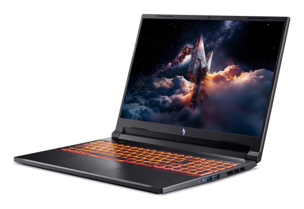 Acer Nitro V 16 AI ANV16-42 ANV16-42-R4P0 40.6 cm (16) Gaming Notebook - WUXGA - 180 Hz - AMD Ryzen 7 260 - 16 GB - 1 TB PCI Express NVMe 4.0 SSD - English (UK) Keyboard - Black