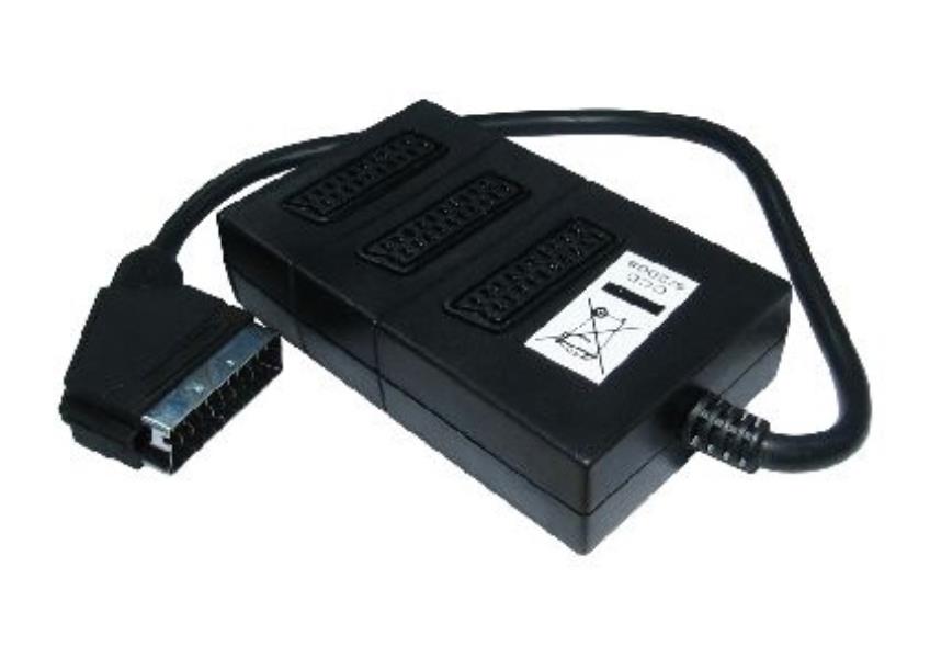 Cables Direct 1SB3 Video Splitters - Black