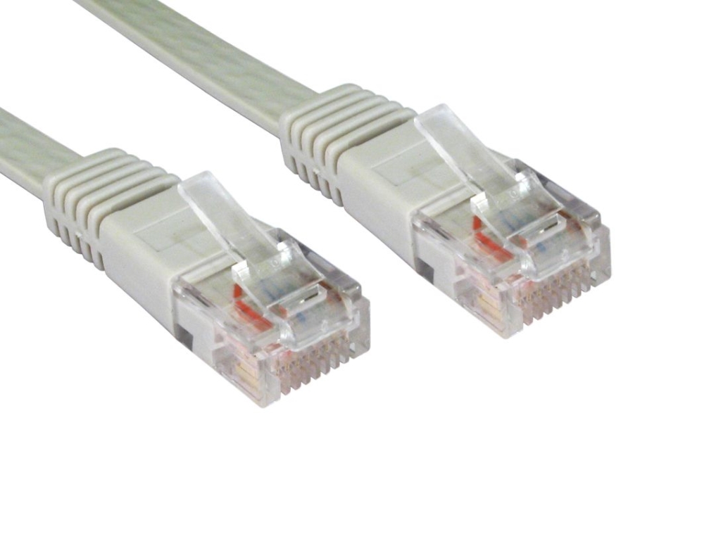 Cables Direct RJFLAT-15 Networking Cables - Grey
