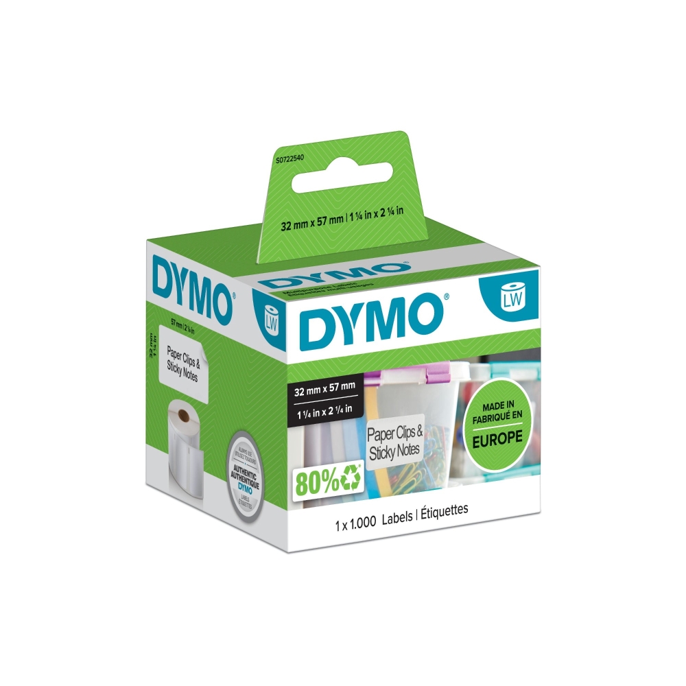 Dymo S0722540 Printer Labels - White
