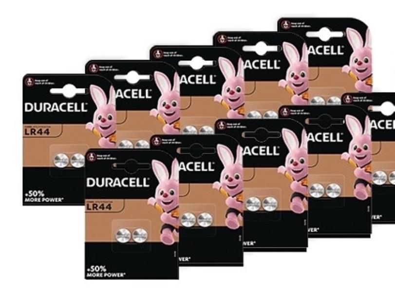 Duracell LR44 Household Batteries - Stainless steel