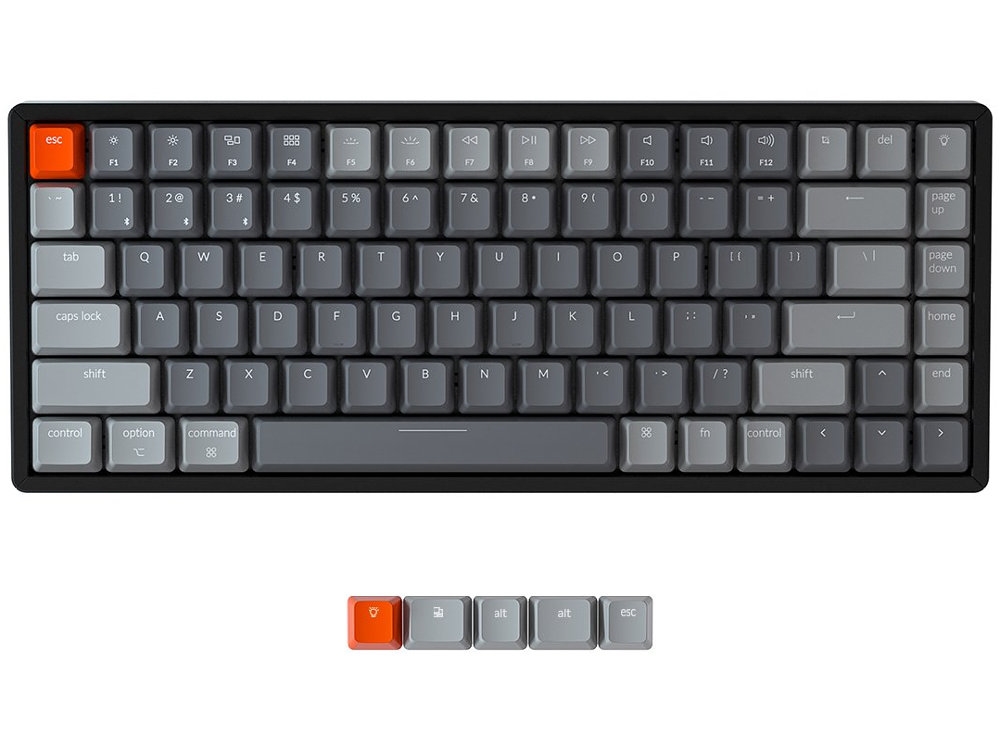 Keychron USA K2v2 Bluetooth RGB Backlit Click Aluminium Mac/PC Keyboard