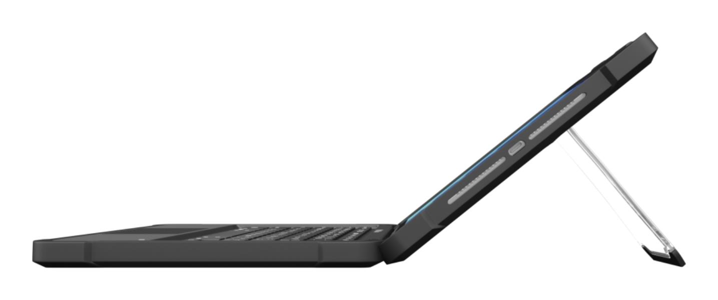 MAXCases Extreme KeyCase-T with Smart Connector Trackpad and Flex Stand for iPad 10 (Non-Detachable) (Black)