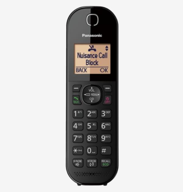 Panasonic KX-TGC412EB Telephones - 1.6 Inches - Black