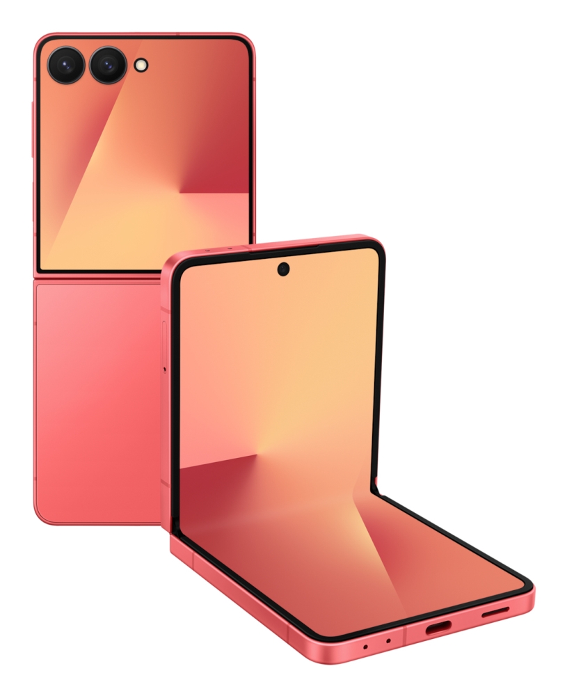 Samsung Flip7 Smart Phones - 6.9 Inches - Coral