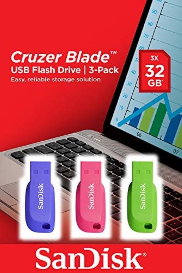 SanDisk 32GB USB Flash Drives - Multi