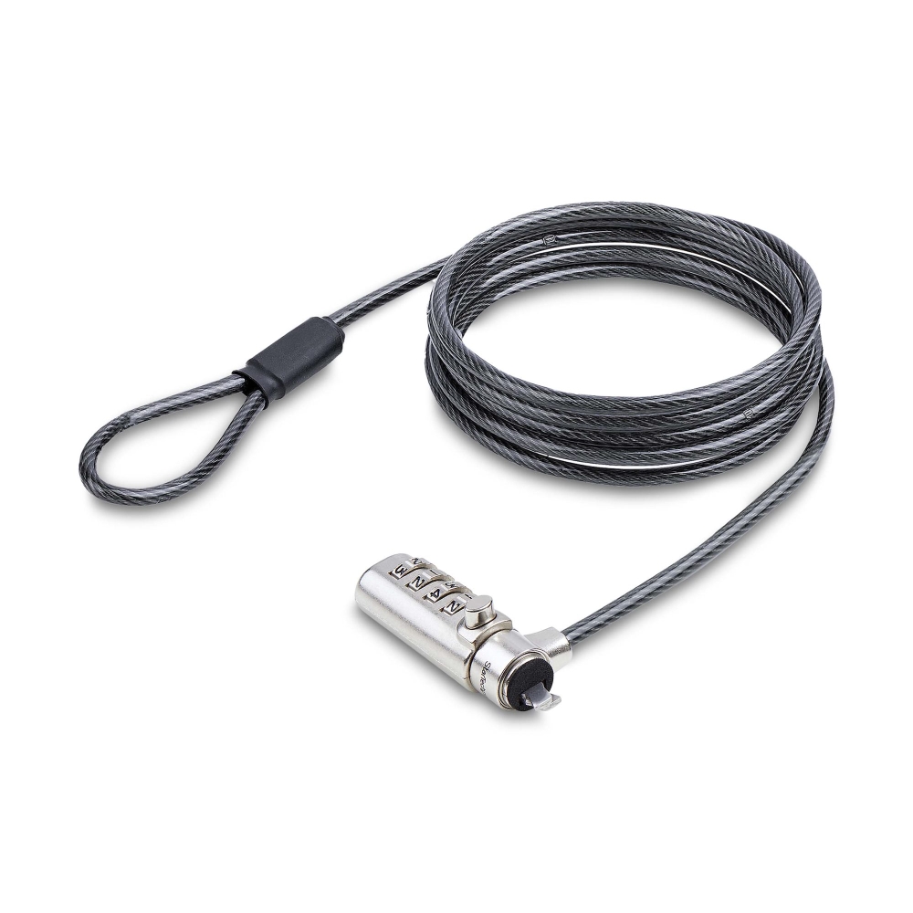 StarTech.com Noble Wedge 6.6ft Cable Lock For Laptop