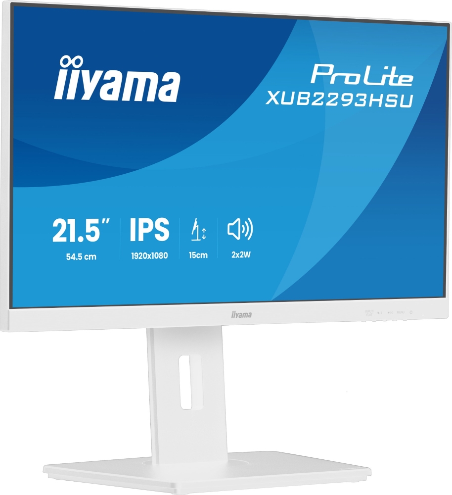 iiyama 100Hz Computer Monitors - 21.5 Inches - White